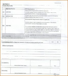 Contoh Formulir Enhanced Due Diligence
