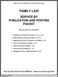 Contra Costa County Divorce Forms