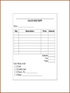 Credit Card Payment Invoice Template