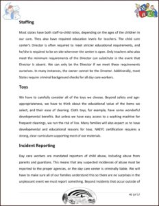 Daycare Business Plan Template Free