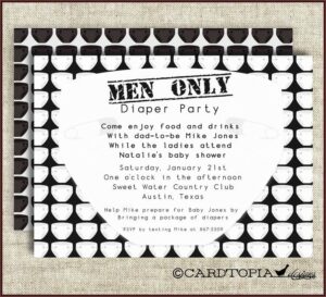 Diaper Party Invitation Free Templates