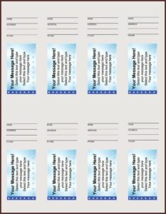 Editable Raffle Ticket Template Free