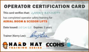 Forklift Certification Template Word