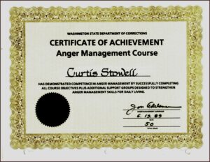 Free Anger Management Certificate Of Completion Template