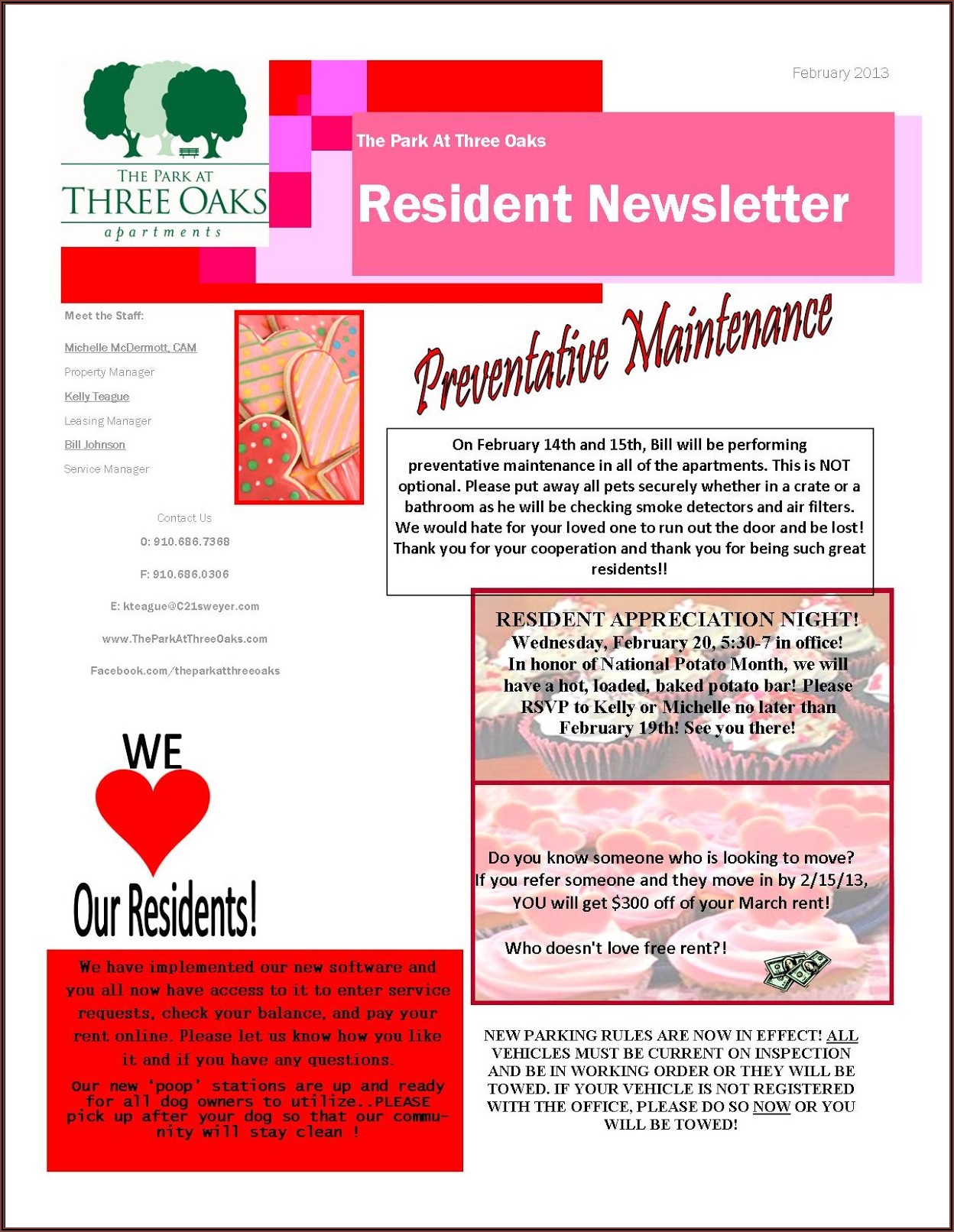 Free Apartment Community Newsletter Templates