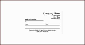 Free Appointment Reminder Template