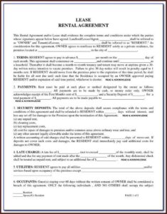 Free Commercial Lease Agreement Template Download Ireland
