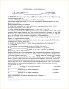 Free Lease Agreement Template Australia