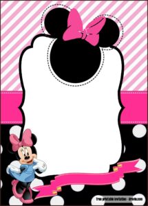 Free Minnie Mouse Invitations Template