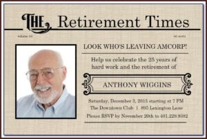 Free Online Retirement Invitation Templates
