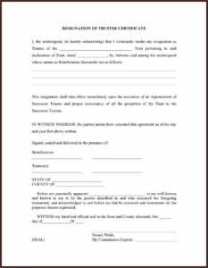 Free Template For Resignation Letter Download