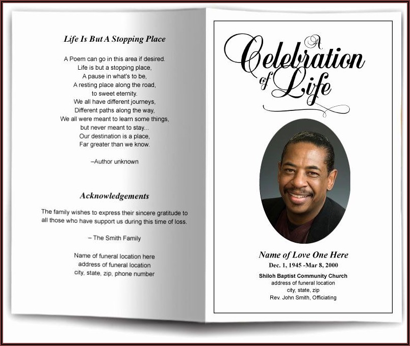 Funeral Card Templates
