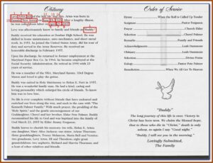 Funeral Mass Program Sample