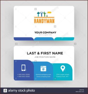 Handyman Business Card Template