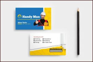 Handyman Business Card Templates Free