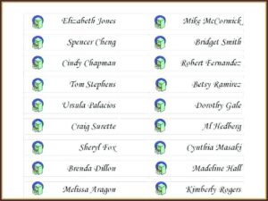 Hanging File Tab Template