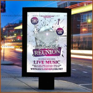 High School Reunion Flyer Template