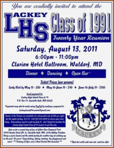 High School Reunion Invitation Flyer Template