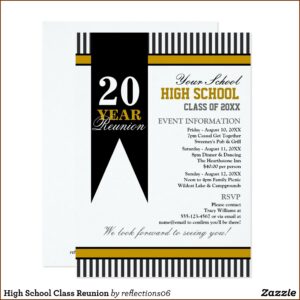 High School Reunion Invitation Templates