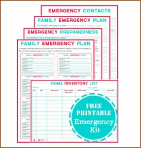 Home Health Emergency Preparedness Template