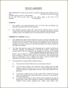 House Rental Agreement Template Malaysia