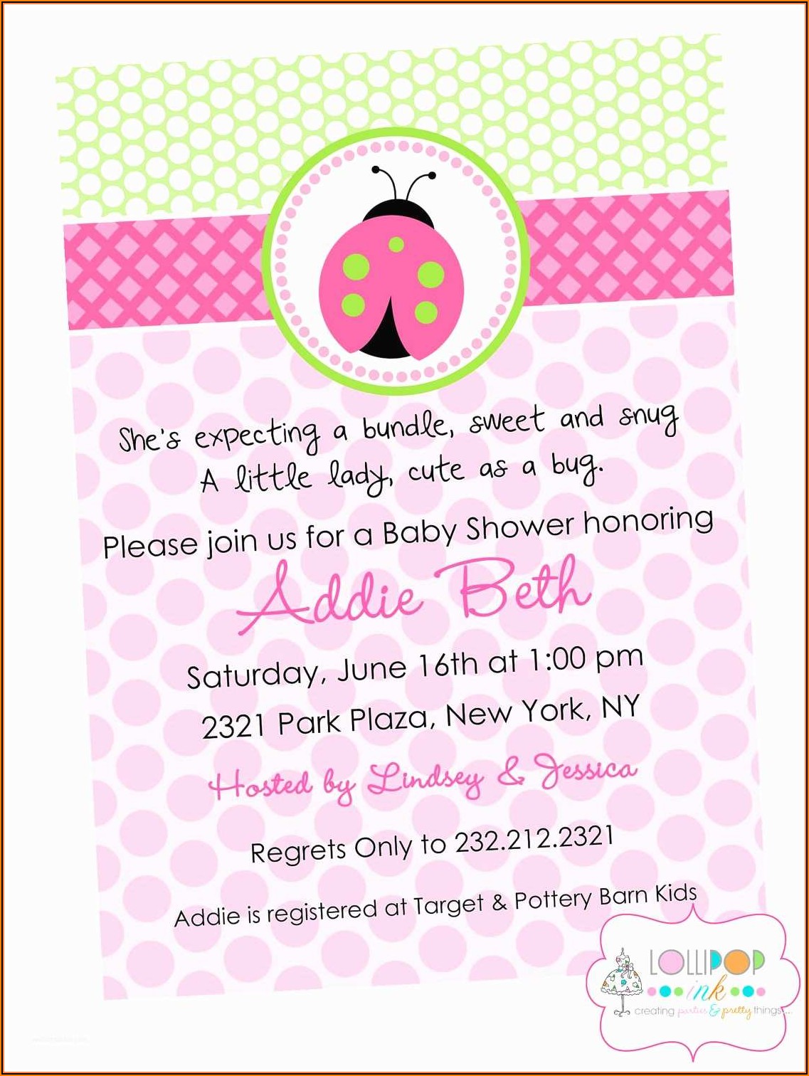 Invitation Cards Designs For Baby Shower