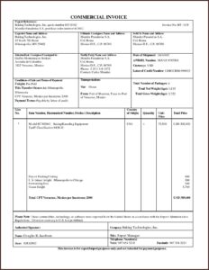 Invoice Format For Quickbooks