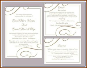 Islamic Wedding Invitation Template Free