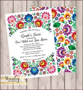 Mexican Wedding Invitations Templates