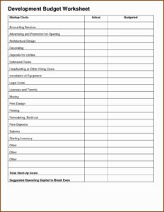 Moving Expenses Spreadsheet Template