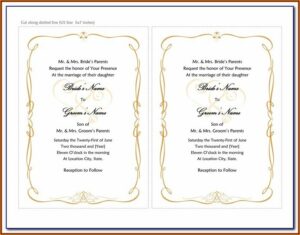 Muslim Wedding Invitation Templates Free Download