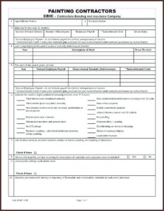 Painting Estimate Template