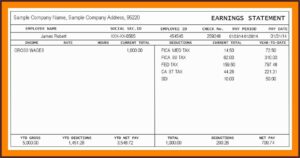 Payroll Invoice Template Free
