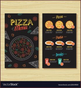 Pizza Menu Template Free