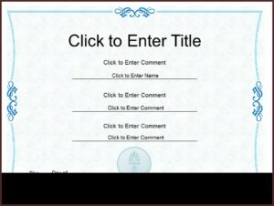 Professional Certificate Templates For Powerpoint