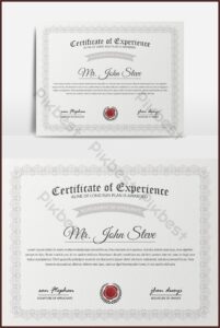 Professional Certificate Templates Free Download