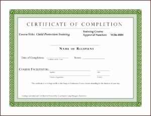 Professional Training Certificate Templates