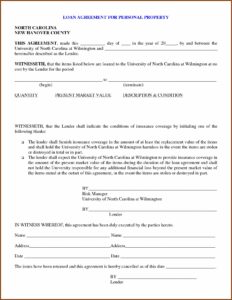 Promissory Note Template For Car Loan