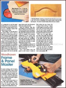 Raised Panel Cabinet Door Templates