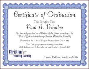 Religious Certificate Of Appreciation Template