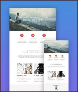 Responsive Email Templates Mailchimp