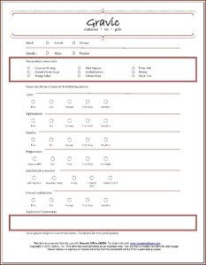 Restaurant Customer Feedback Form Template Free Download