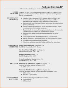 Resume Templates For Lpn Nurses