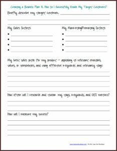 Simple Bakery Business Plan Template