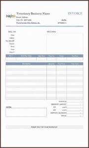 Snow Plow Invoice Template Download