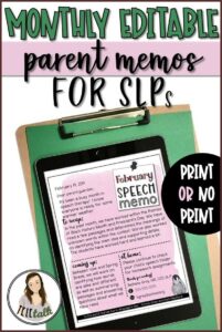 Speech Therapy Newsletter Template