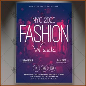 Spring Fashion Show Flyer Templates Free