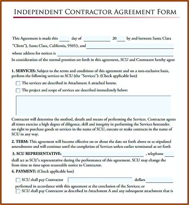 Subcontractor Contract Agreement Pdf