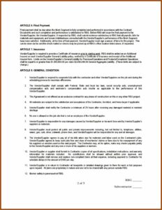 Vendor Supply Agreement Template