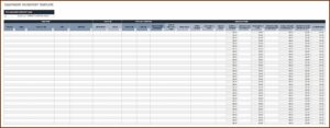 Warehouse Spreadsheet Template Excel
